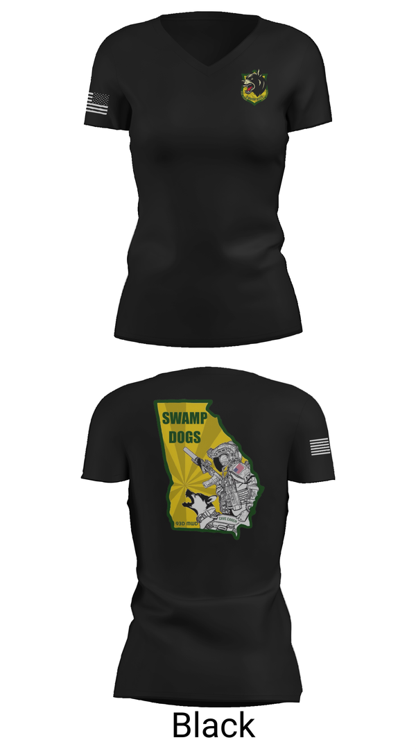 Womens Short Sleeve Vneck Shirt, 93D MP DET (MWD), , Teamtime, Team time, sublimation, custom sports apparel, team uniforms, spirit wear, spiritwear, sports uniforms, custom shirts, team store, custom team store, fundraiser sports, apparel fundraiser