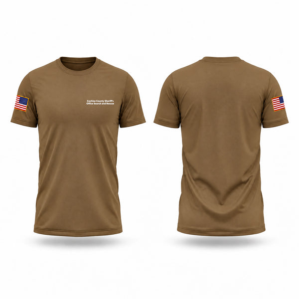 Old School Cotton Feel Shirt, Cochise County Sheriff's Office Search and Rescue, Police, Teamtime, Team time, sublimation, custom sports apparel, team uniforms, spirit wear, spiritwear, sports uniforms, custom shirts, team store, custom team store, fundraiser sports, apparel fundraiser