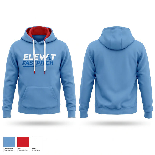 Hoodie, Elevate, Softball, Teamtime, Team time, sublimation, custom sports apparel, team uniforms, spirit wear, spiritwear, sports uniforms, custom shirts, team store, custom team store, fundraiser sports, apparel fundraiser