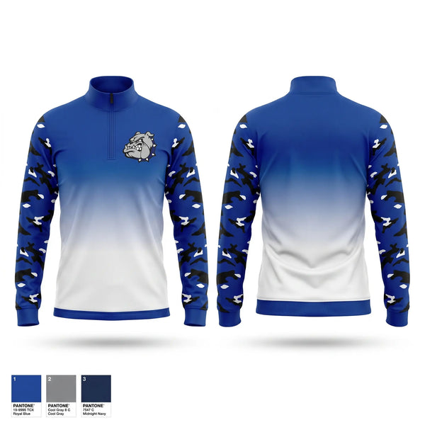 Quarter Zip Jacket, Columbia Hoyas Elite, Men's Basketball, Teamtime, Team time, sublimation, custom sports apparel, team uniforms, spirit wear, spiritwear, sports uniforms, custom shirts, team store, custom team store, fundraiser sports, apparel fundraiser