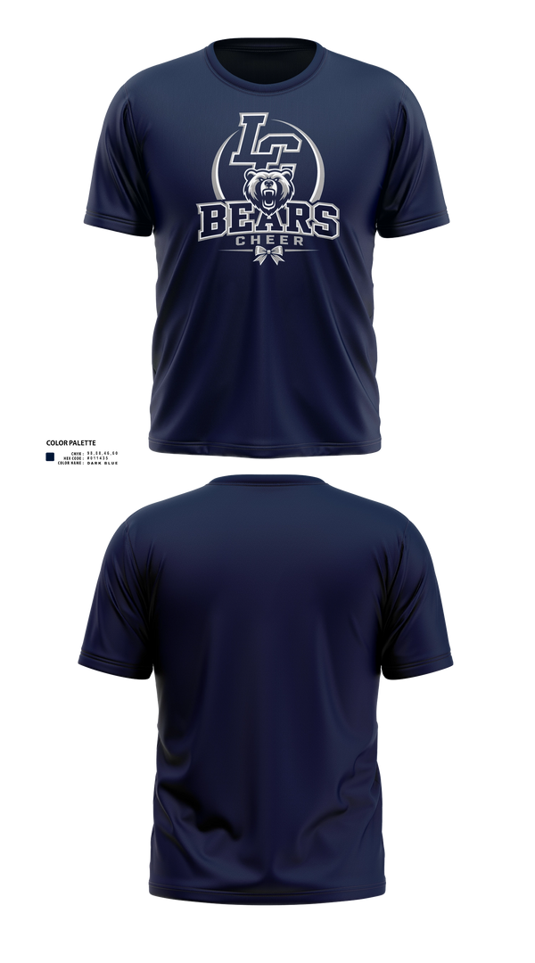 Old School Cotton Shirt, La Cueva Bears, Cheer, Teamtime, Team time, sublimation, custom sports apparel, team uniforms, spirit wear, spiritwear, sports uniforms, custom shirts, team store, custom team store, fundraiser sports, apparel fundraiser