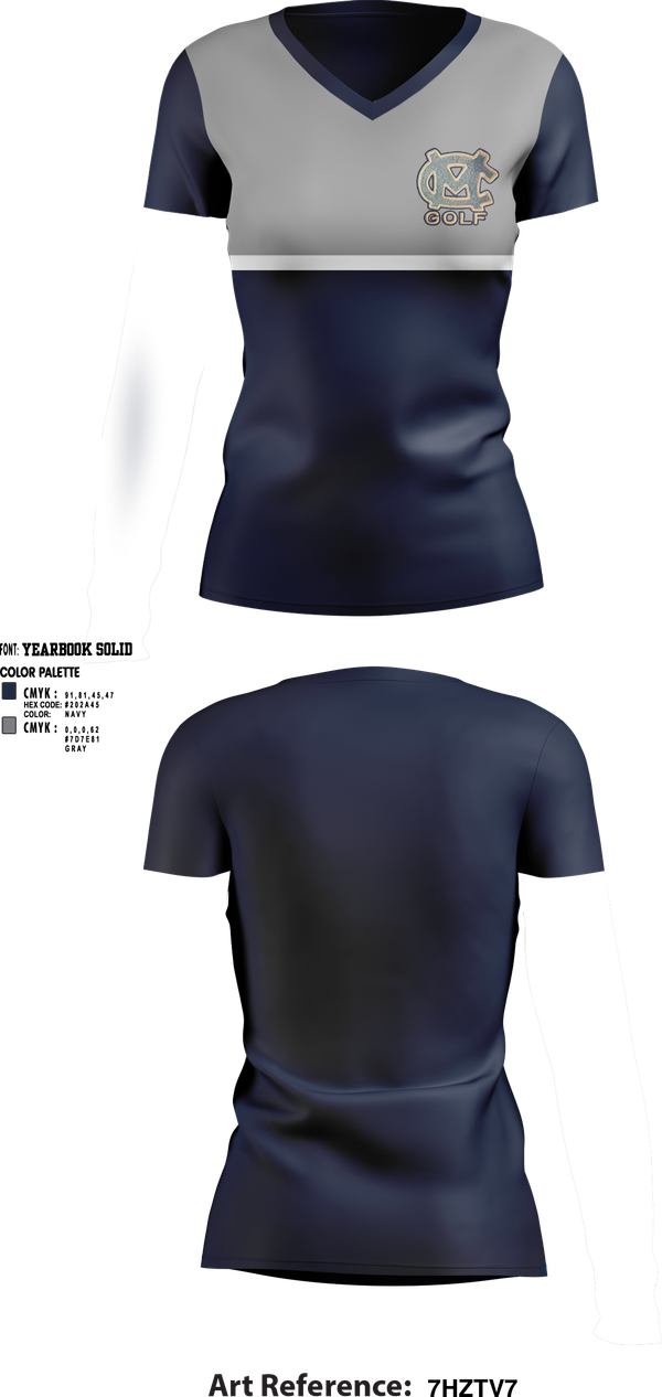 Womens Short Sleeve Vneck Shirt, Moore County Golf, Golf, Teamtime, Team time, sublimation, custom sports apparel, team uniforms, spirit wear, spiritwear, sports uniforms, custom shirts, team store, custom team store, fundraiser sports, apparel fundraiser