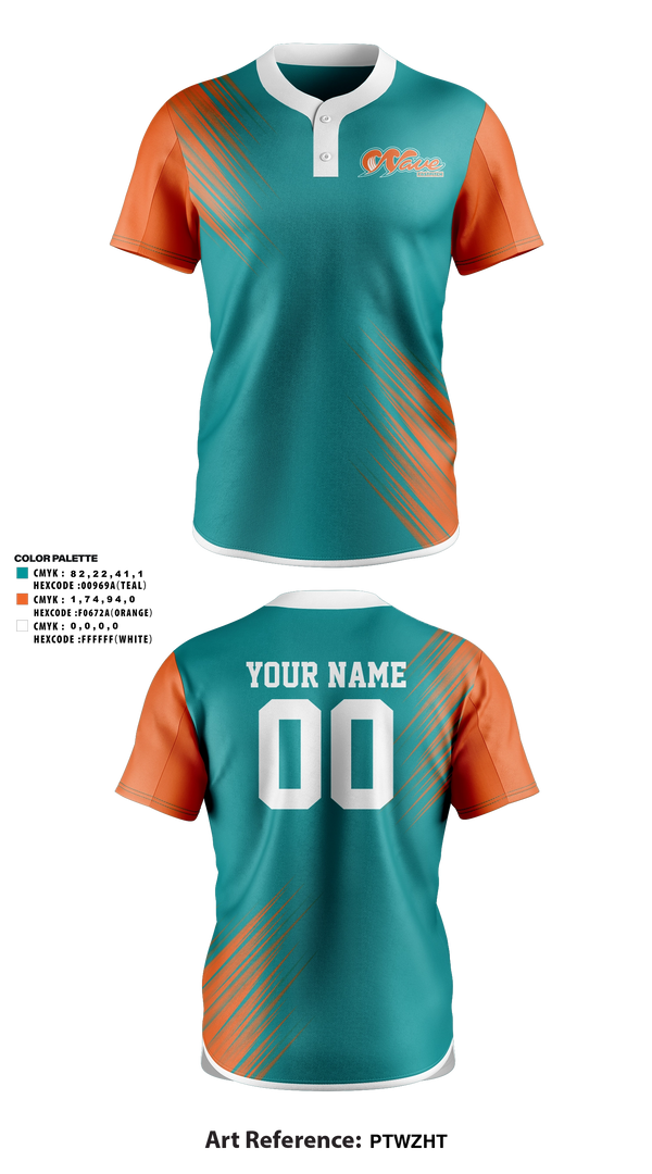 Two Button Softball Jersey, Wave Fastpitch, Softball, Teamtime, Team time, sublimation, custom sports apparel, team uniforms, spirit wear, spiritwear, sports uniforms, custom shirts, team store, custom team store, fundraiser sports, apparel fundraiser