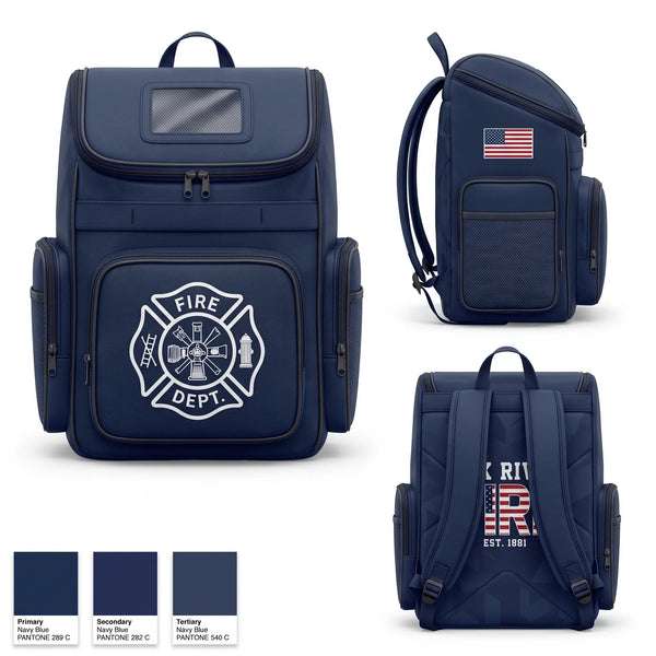 Gear Bag, Elk River Fire Department, Fire Department, Teamtime, Team time, sublimation, custom sports apparel, team uniforms, spirit wear, spiritwear, sports uniforms, custom shirts, team store, custom team store, fundraiser sports, apparel fundraiser