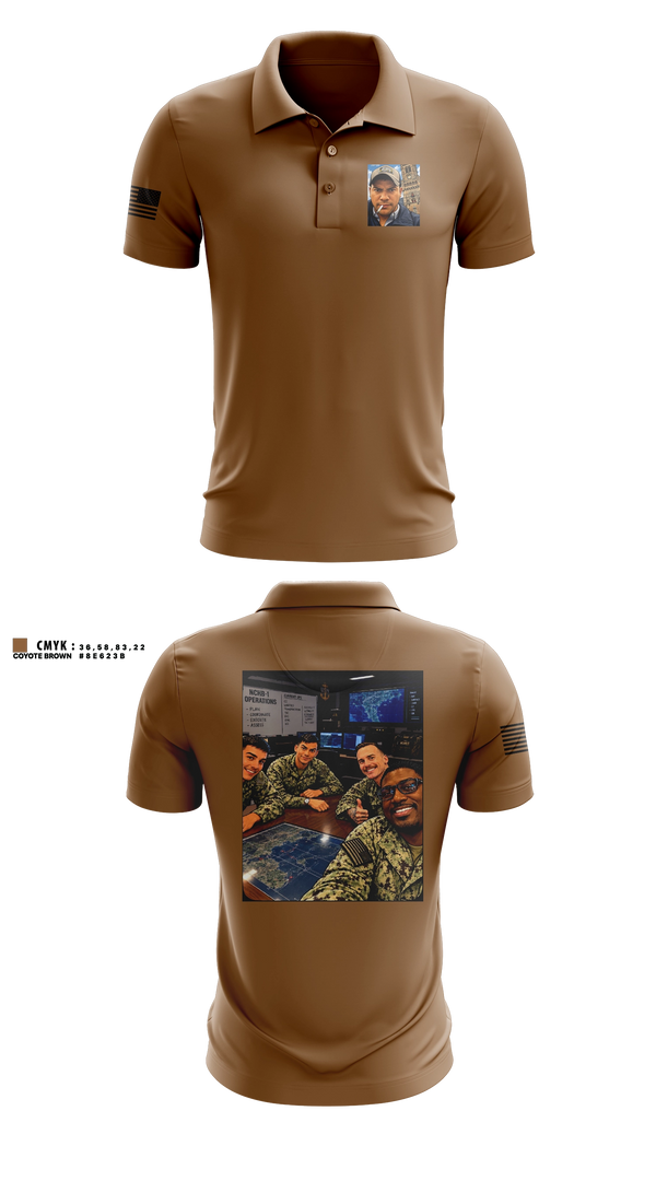 Short Sleeve Performance Polo, 2025 S3 Ops, Navy, Teamtime, Team time, sublimation, custom sports apparel, team uniforms, spirit wear, spiritwear, sports uniforms, custom shirts, team store, custom team store, fundraiser sports, apparel fundraiser