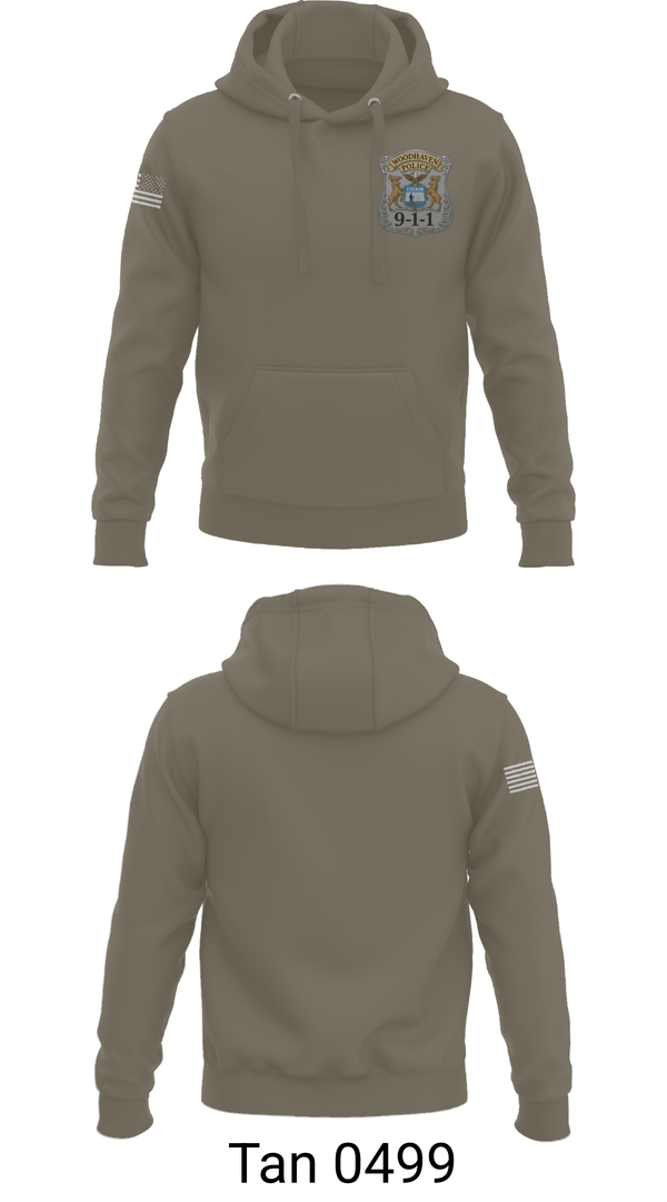 Hoodie, Woodhaven Police, Police, Teamtime, Team time, sublimation, custom sports apparel, team uniforms, spirit wear, spiritwear, sports uniforms, custom shirts, team store, custom team store, fundraiser sports, apparel fundraiser