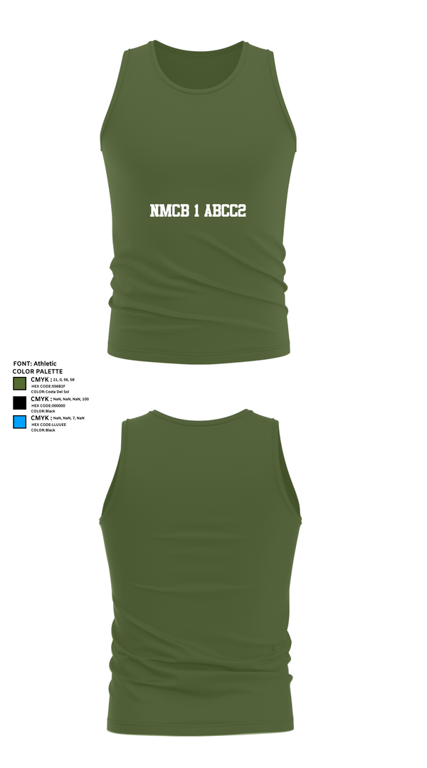 Tank Top, NMCB 1 ABCC2, , Teamtime, Team time, sublimation, custom sports apparel, team uniforms, spirit wear, spiritwear, sports uniforms, custom shirts, team store, custom team store, fundraiser sports, apparel fundraiser