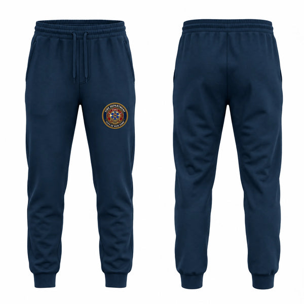 Sweatpants, FDNY STATION 19, Fire Department, Teamtime, Team time, sublimation, custom sports apparel, team uniforms, spirit wear, spiritwear, sports uniforms, custom shirts, team store, custom team store, fundraiser sports, apparel fundraiser