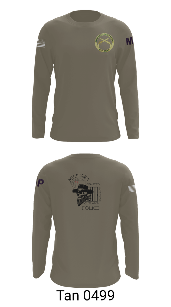 Long Sleeve Performance Shirt, 3RD PLATOON OUTLAWS, Army, Teamtime, Team time, sublimation, custom sports apparel, team uniforms, spirit wear, spiritwear, sports uniforms, custom shirts, team store, custom team store, fundraiser sports, apparel fundraiser