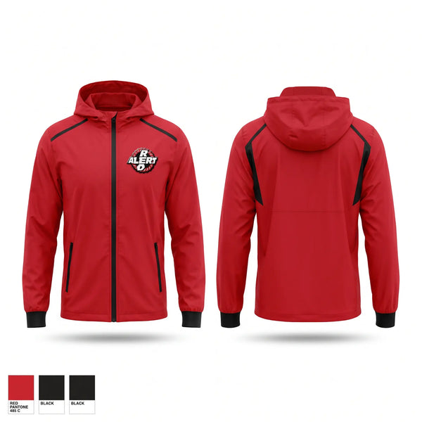 Windbreaker, Red Alert, Softball, Teamtime, Team time, sublimation, custom sports apparel, team uniforms, spirit wear, spiritwear, sports uniforms, custom shirts, team store, custom team store, fundraiser sports, apparel fundraiser