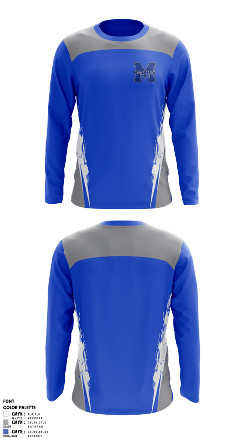 Long Sleeve Performance Shirt, Midview Middies, Cheer, Teamtime, Team time, sublimation, custom sports apparel, team uniforms, spirit wear, spiritwear, sports uniforms, custom shirts, team store, custom team store, fundraiser sports, apparel fundraiser