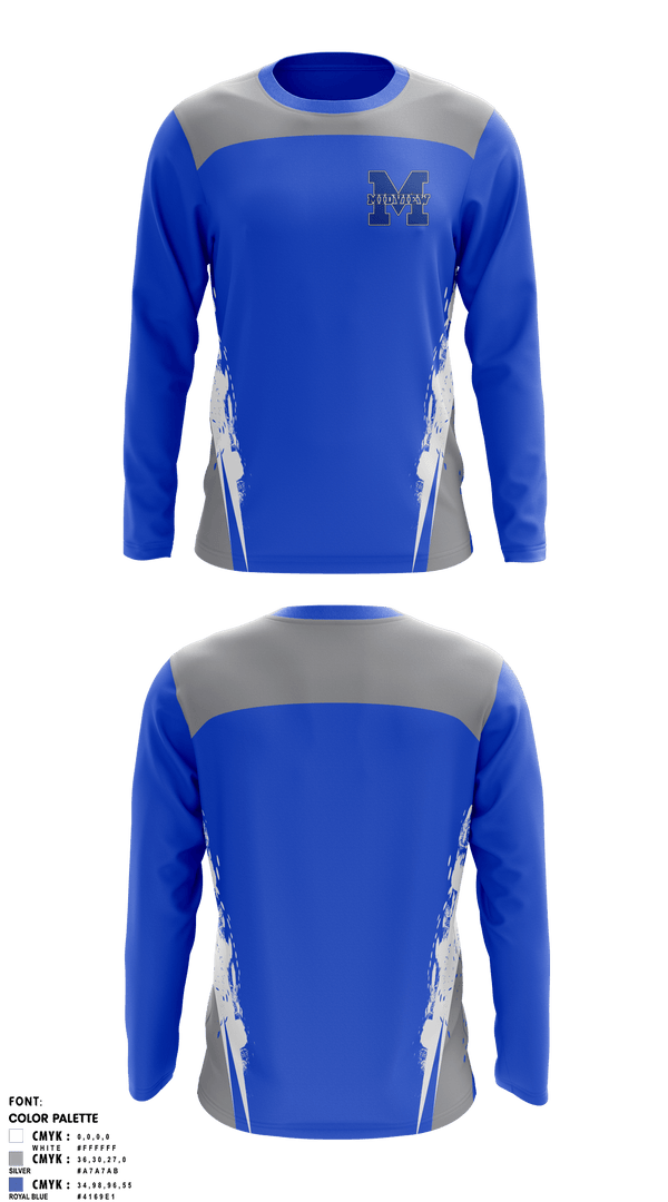 Long Sleeve Performance Shirt, Midview Middies, Cheer, Teamtime, Team time, sublimation, custom sports apparel, team uniforms, spirit wear, spiritwear, sports uniforms, custom shirts, team store, custom team store, fundraiser sports, apparel fundraiser