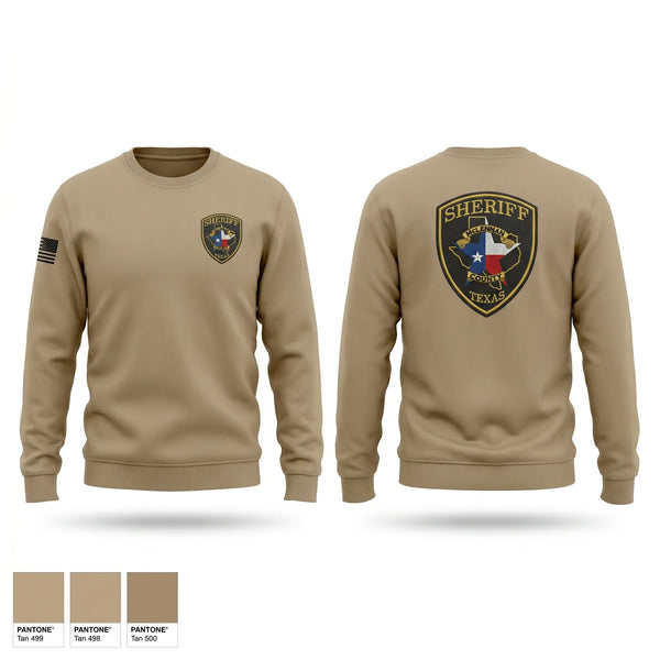 Crew Neck Sweatshirt, McLennan County Sheriff’s Office, Police, Teamtime, Team time, sublimation, custom sports apparel, team uniforms, spirit wear, spiritwear, sports uniforms, custom shirts, team store, custom team store, fundraiser sports, apparel fundraiser
