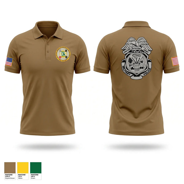 Short Sleeve Performance Polo, DES, Army, Teamtime, Team time, sublimation, custom sports apparel, team uniforms, spirit wear, spiritwear, sports uniforms, custom shirts, team store, custom team store, fundraiser sports, apparel fundraiser