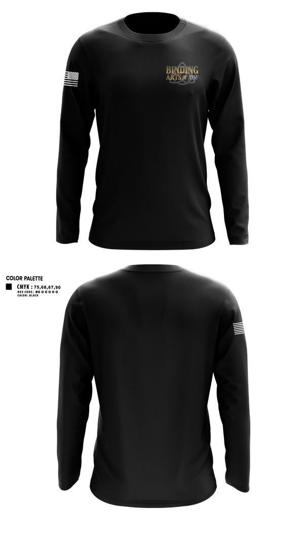 Long Sleeve Performance Shirt, Binding Arts Jiu Jitsu, , Teamtime, Team time, sublimation, custom sports apparel, team uniforms, spirit wear, spiritwear, sports uniforms, custom shirts, team store, custom team store, fundraiser sports, apparel fundraiser