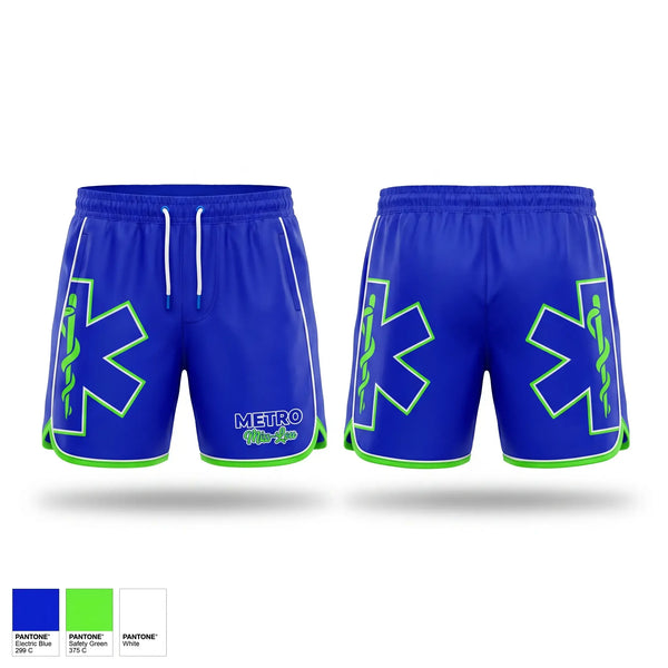Athletic Shorts With Pockets, Metro miss lou, EMS/EMT, Teamtime, Team time, sublimation, custom sports apparel, team uniforms, spirit wear, spiritwear, sports uniforms, custom shirts, team store, custom team store, fundraiser sports, apparel fundraiser