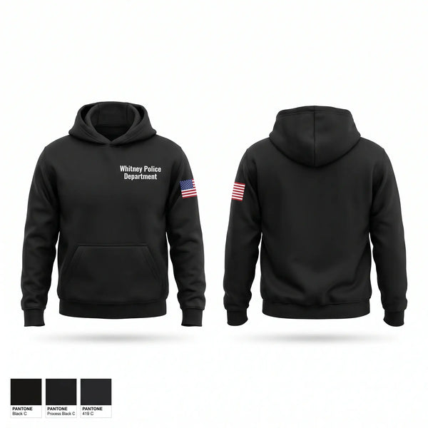 Hoodie, Whitney Police Department, Police, Teamtime, Team time, sublimation, custom sports apparel, team uniforms, spirit wear, spiritwear, sports uniforms, custom shirts, team store, custom team store, fundraiser sports, apparel fundraiser