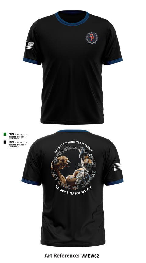 Short Sleeve Performance Shirt, AFJROTC MS-081 DRONE TEAM, , Teamtime, Team time, sublimation, custom sports apparel, team uniforms, spirit wear, spiritwear, sports uniforms, custom shirts, team store, custom team store, fundraiser sports, apparel fundraiser