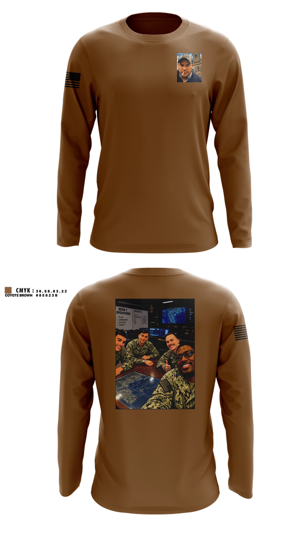 Long Sleeve Performance Shirt, 2025 S3 Ops, Navy, Teamtime, Team time, sublimation, custom sports apparel, team uniforms, spirit wear, spiritwear, sports uniforms, custom shirts, team store, custom team store, fundraiser sports, apparel fundraiser