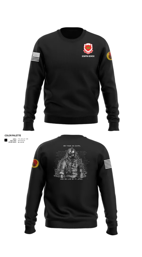 Crew Neck Sweatshirt, 230th Engineering Vertical Construction Company, , Teamtime, Team time, sublimation, custom sports apparel, team uniforms, spirit wear, spiritwear, sports uniforms, custom shirts, team store, custom team store, fundraiser sports, apparel fundraiser