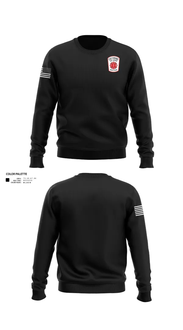 Crew Neck Sweatshirt, Coeymans Fire Co. #1, , Teamtime, Team time, sublimation, custom sports apparel, team uniforms, spirit wear, spiritwear, sports uniforms, custom shirts, team store, custom team store, fundraiser sports, apparel fundraiser