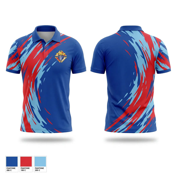Short Sleeve Performance Polo, Knights of Columbus, , Teamtime, Team time, sublimation, custom sports apparel, team uniforms, spirit wear, spiritwear, sports uniforms, custom shirts, team store, custom team store, fundraiser sports, apparel fundraiser