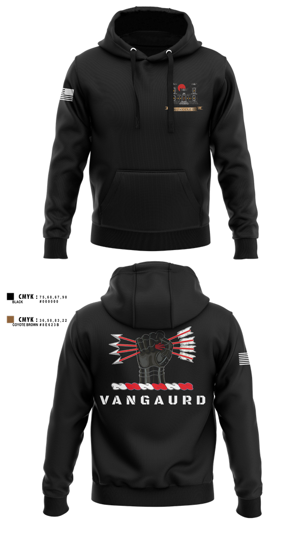 Hoodie, 1ST PLT 76TH CEC-S, Army, Teamtime, Team time, sublimation, custom sports apparel, team uniforms, spirit wear, spiritwear, sports uniforms, custom shirts, team store, custom team store, fundraiser sports, apparel fundraiser