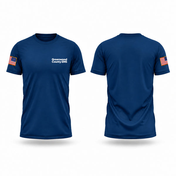 Short Sleeve Performance Shirt, Greenwood County EMS, EMS/EMT, Teamtime, Team time, sublimation, custom sports apparel, team uniforms, spirit wear, spiritwear, sports uniforms, custom shirts, team store, custom team store, fundraiser sports, apparel fundraiser