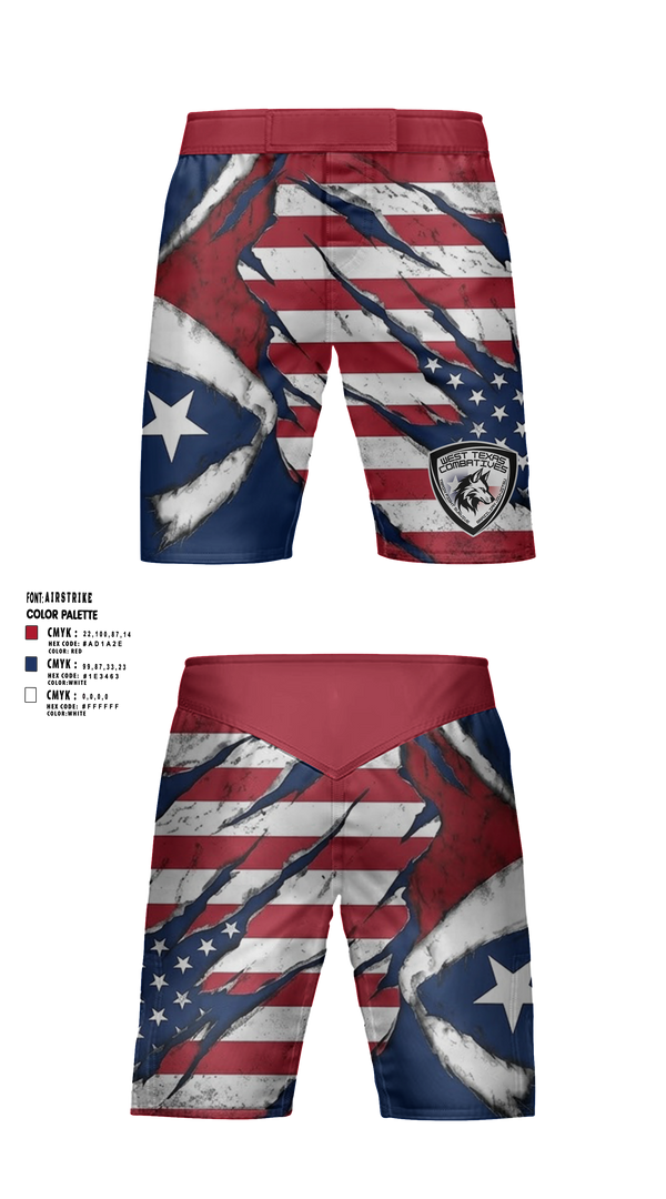 Fight Shorts, WTXC Fight Club, , Teamtime, Team time, sublimation, custom sports apparel, team uniforms, spirit wear, spiritwear, sports uniforms, custom shirts, team store, custom team store, fundraiser sports, apparel fundraiser
