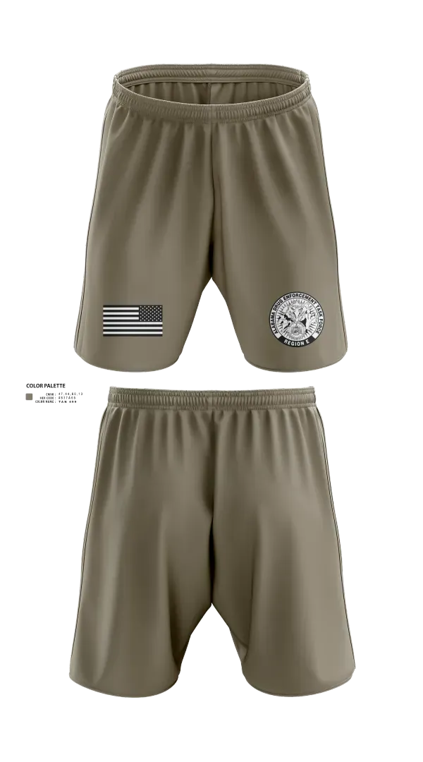 Athletic Shorts With Pockets, Alabama Drug Enforcement Task Force, Police, Teamtime, Team time, sublimation, custom sports apparel, team uniforms, spirit wear, spiritwear, sports uniforms, custom shirts, team store, custom team store, fundraiser sports, apparel fundraiser
