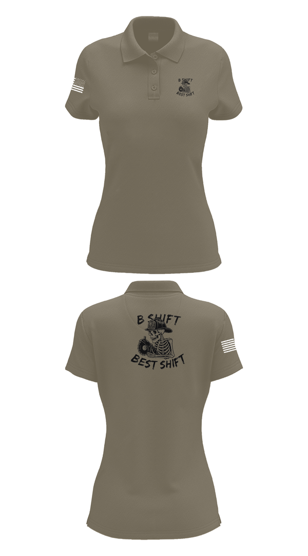 Womens Short Sleeve Performance Polo, 812 CES (B shift), Air Force, Teamtime, Team time, sublimation, custom sports apparel, team uniforms, spirit wear, spiritwear, sports uniforms, custom shirts, team store, custom team store, fundraiser sports, apparel fundraiser