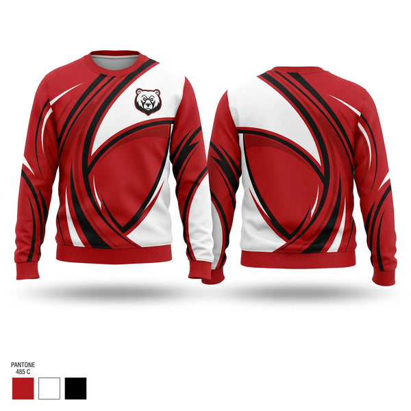 Crew Neck Sweatshirt, Bears, , Teamtime, Team time, sublimation, custom sports apparel, team uniforms, spirit wear, spiritwear, sports uniforms, custom shirts, team store, custom team store, fundraiser sports, apparel fundraiser