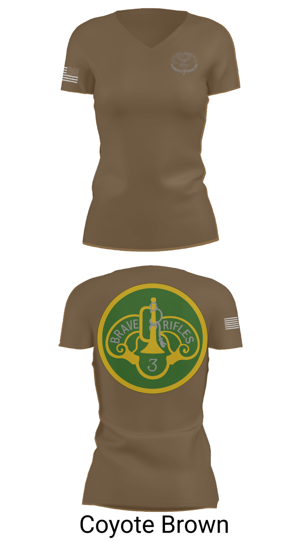 Womens Short Sleeve Vneck Shirt, 3d Cavalry Regiment, Army, Teamtime, Team time, sublimation, custom sports apparel, team uniforms, spirit wear, spiritwear, sports uniforms, custom shirts, team store, custom team store, fundraiser sports, apparel fundraiser