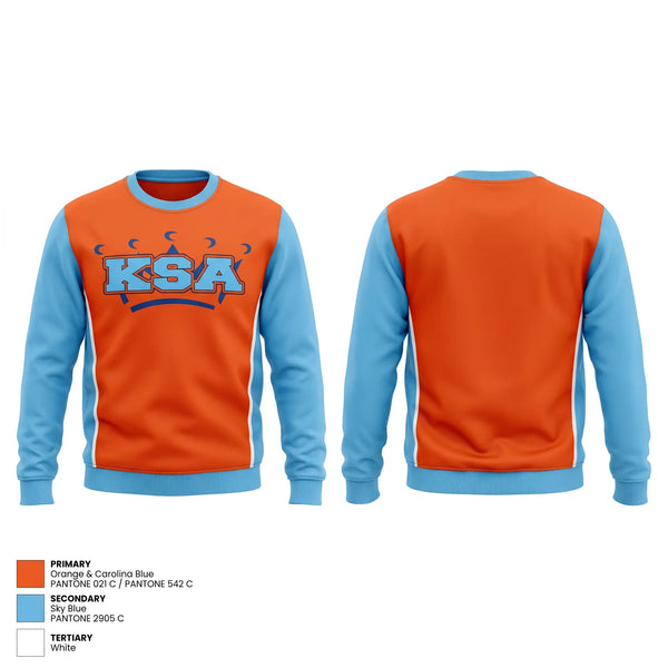 Crew Neck Sweatshirt, KSA, Baseball, Teamtime, Team time, sublimation, custom sports apparel, team uniforms, spirit wear, spiritwear, sports uniforms, custom shirts, team store, custom team store, fundraiser sports, apparel fundraiser