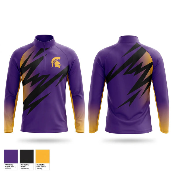Quarter Zip Jacket, Spartans, , Teamtime, Team time, sublimation, custom sports apparel, team uniforms, spirit wear, spiritwear, sports uniforms, custom shirts, team store, custom team store, fundraiser sports, apparel fundraiser