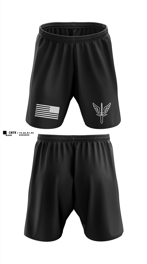 Athletic Shorts With Pockets, B. CO, 112th SIG BN, Army, Teamtime, Team time, sublimation, custom sports apparel, team uniforms, spirit wear, spiritwear, sports uniforms, custom shirts, team store, custom team store, fundraiser sports, apparel fundraiser