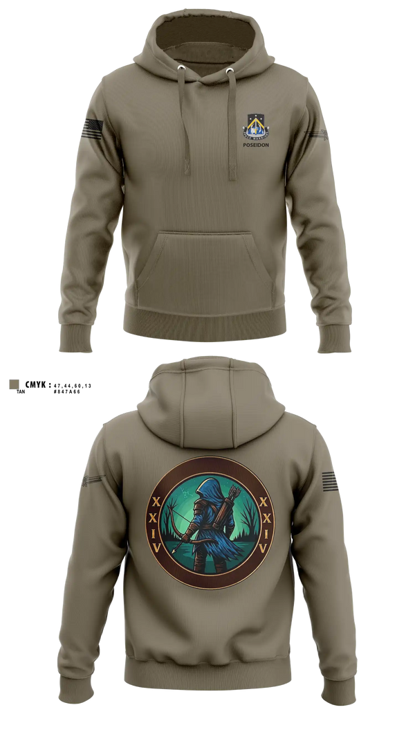 Hoodie, 24TH MDSB, Army, Teamtime, Team time, sublimation, custom sports apparel, team uniforms, spirit wear, spiritwear, sports uniforms, custom shirts, team store, custom team store, fundraiser sports, apparel fundraiser