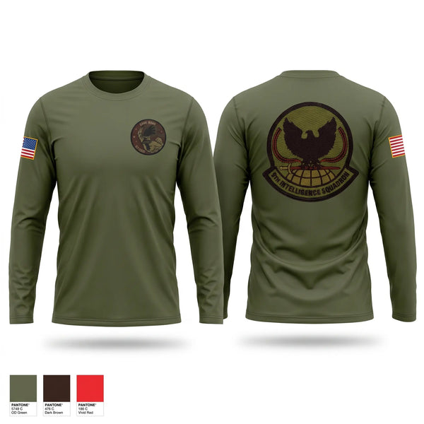 Long Sleeve Performance Shirt, 9th Intelligence Squadron, Air Force, Teamtime, Team time, sublimation, custom sports apparel, team uniforms, spirit wear, spiritwear, sports uniforms, custom shirts, team store, custom team store, fundraiser sports, apparel fundraiser