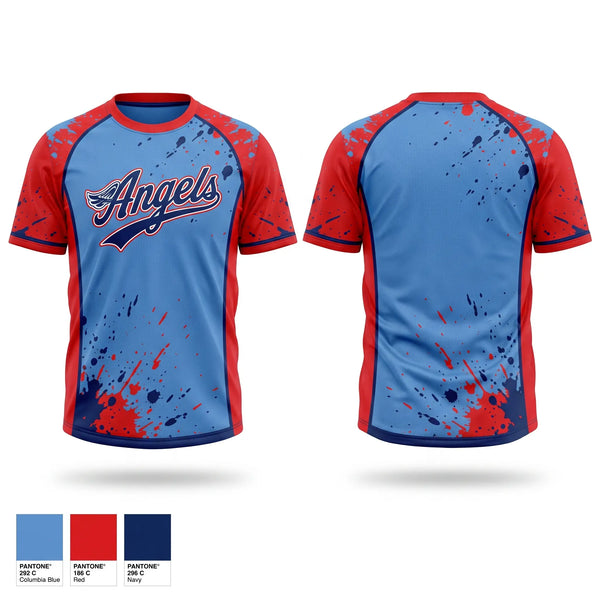 Football Jersey, Angels, Softball, Teamtime, Team time, sublimation, custom sports apparel, team uniforms, spirit wear, spiritwear, sports uniforms, custom shirts, team store, custom team store, fundraiser sports, apparel fundraiser