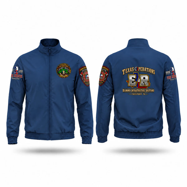 Windbreaker, Station 2, Fire Department, Teamtime, Team time, sublimation, custom sports apparel, team uniforms, spirit wear, spiritwear, sports uniforms, custom shirts, team store, custom team store, fundraiser sports, apparel fundraiser