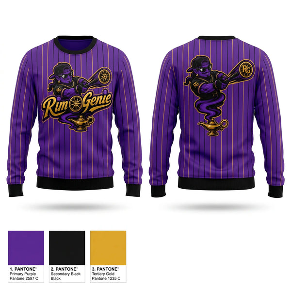 Crew Neck Sweatshirt, Rim Genie, Softball, Teamtime, Team time, sublimation, custom sports apparel, team uniforms, spirit wear, spiritwear, sports uniforms, custom shirts, team store, custom team store, fundraiser sports, apparel fundraiser