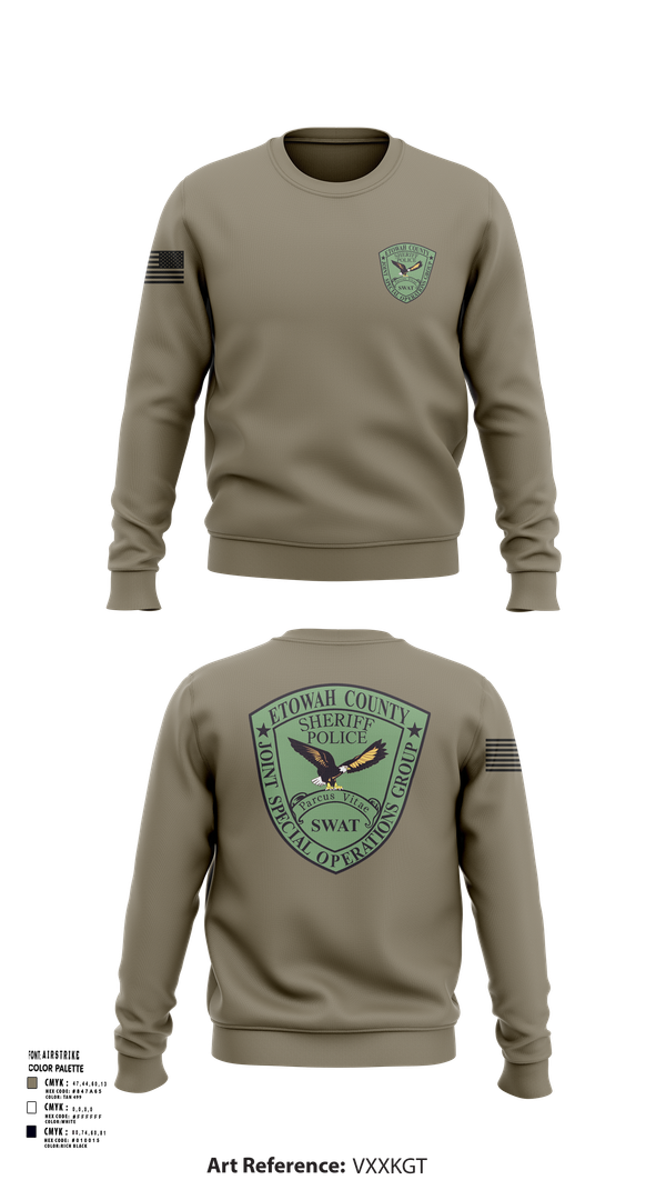 Crew Neck Sweatshirt, Etowah County JSOG, , Teamtime, Team time, sublimation, custom sports apparel, team uniforms, spirit wear, spiritwear, sports uniforms, custom shirts, team store, custom team store, fundraiser sports, apparel fundraiser