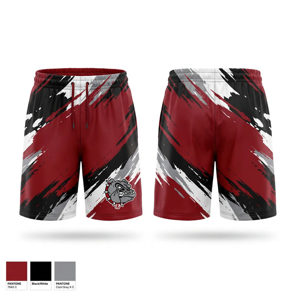 Athletic Shorts With Pockets, EARLE BULLDOGS, Men's Basketball, Teamtime, Team time, sublimation, custom sports apparel, team uniforms, spirit wear, spiritwear, sports uniforms, custom shirts, team store, custom team store, fundraiser sports, apparel fundraiser