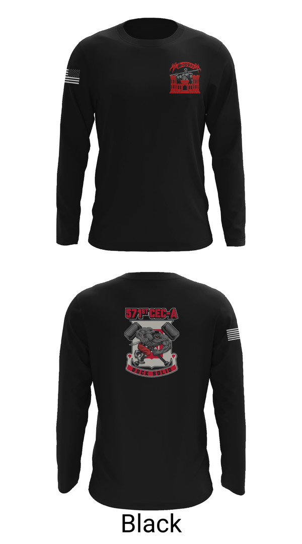 Long Sleeve Performance Shirt, 571st CEC-A, , Teamtime, Team time, sublimation, custom sports apparel, team uniforms, spirit wear, spiritwear, sports uniforms, custom shirts, team store, custom team store, fundraiser sports, apparel fundraiser