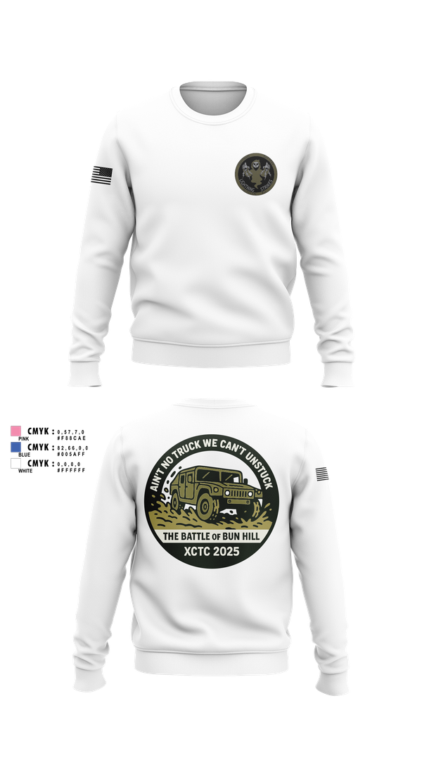 Crew Neck Sweatshirt, A 1/111 Field Artillery, , Teamtime, Team time, sublimation, custom sports apparel, team uniforms, spirit wear, spiritwear, sports uniforms, custom shirts, team store, custom team store, fundraiser sports, apparel fundraiser
