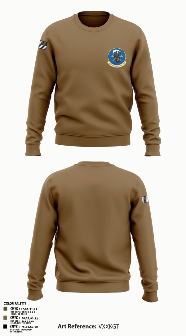Crew Neck Sweatshirt, 183d MXS, Air Force, Teamtime, Team time, sublimation, custom sports apparel, team uniforms, spirit wear, spiritwear, sports uniforms, custom shirts, team store, custom team store, fundraiser sports, apparel fundraiser