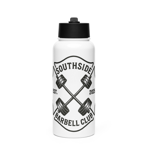 Southside Barbell ClubSouthside Barbell Club 7039958 Stainless Steel Water Bottle with a Straw Lid