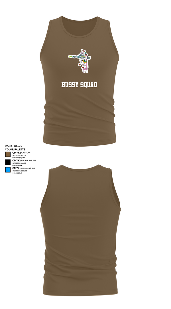Tank Top, Bussy Squad, , Teamtime, Team time, sublimation, custom sports apparel, team uniforms, spirit wear, spiritwear, sports uniforms, custom shirts, team store, custom team store, fundraiser sports, apparel fundraiser