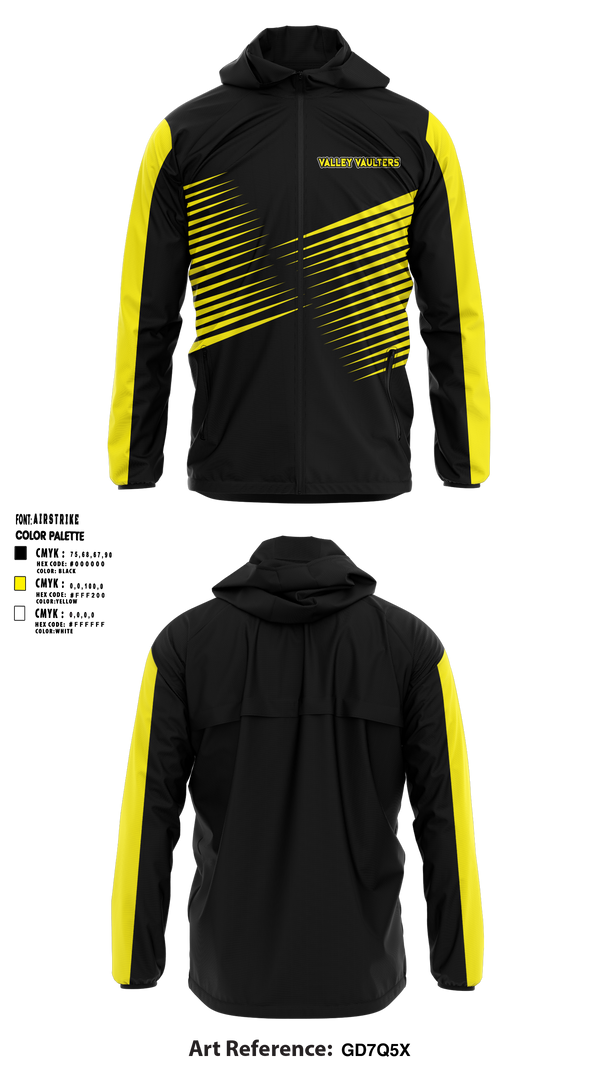 Windbreaker, Valley Vaulters, Track & Field, Teamtime, Team time, sublimation, custom sports apparel, team uniforms, spirit wear, spiritwear, sports uniforms, custom shirts, team store, custom team store, fundraiser sports, apparel fundraiser