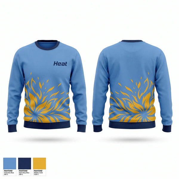 Crew Neck Sweatshirt, Heat, Softball, Teamtime, Team time, sublimation, custom sports apparel, team uniforms, spirit wear, spiritwear, sports uniforms, custom shirts, team store, custom team store, fundraiser sports, apparel fundraiser